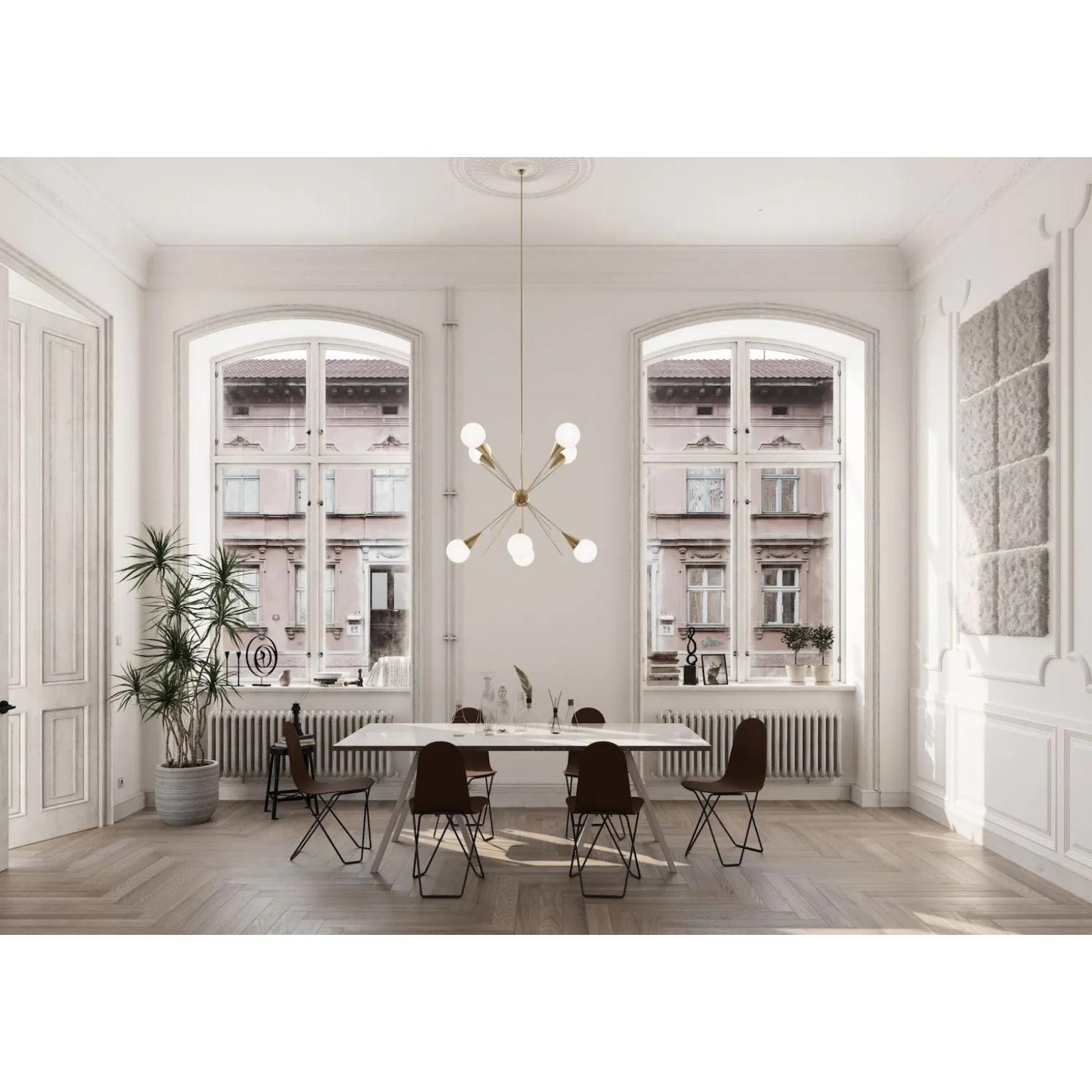 Juego de 8 paneles de pared de piel de oveja islandesa de Cuero Design Siglo XXI y contemporáneo en venta