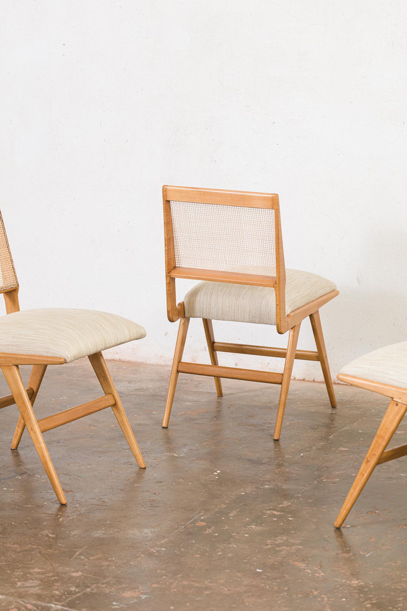 Set of 8 Iconic Chairs by Martin Eisler In Good Condition For Sale In London, England