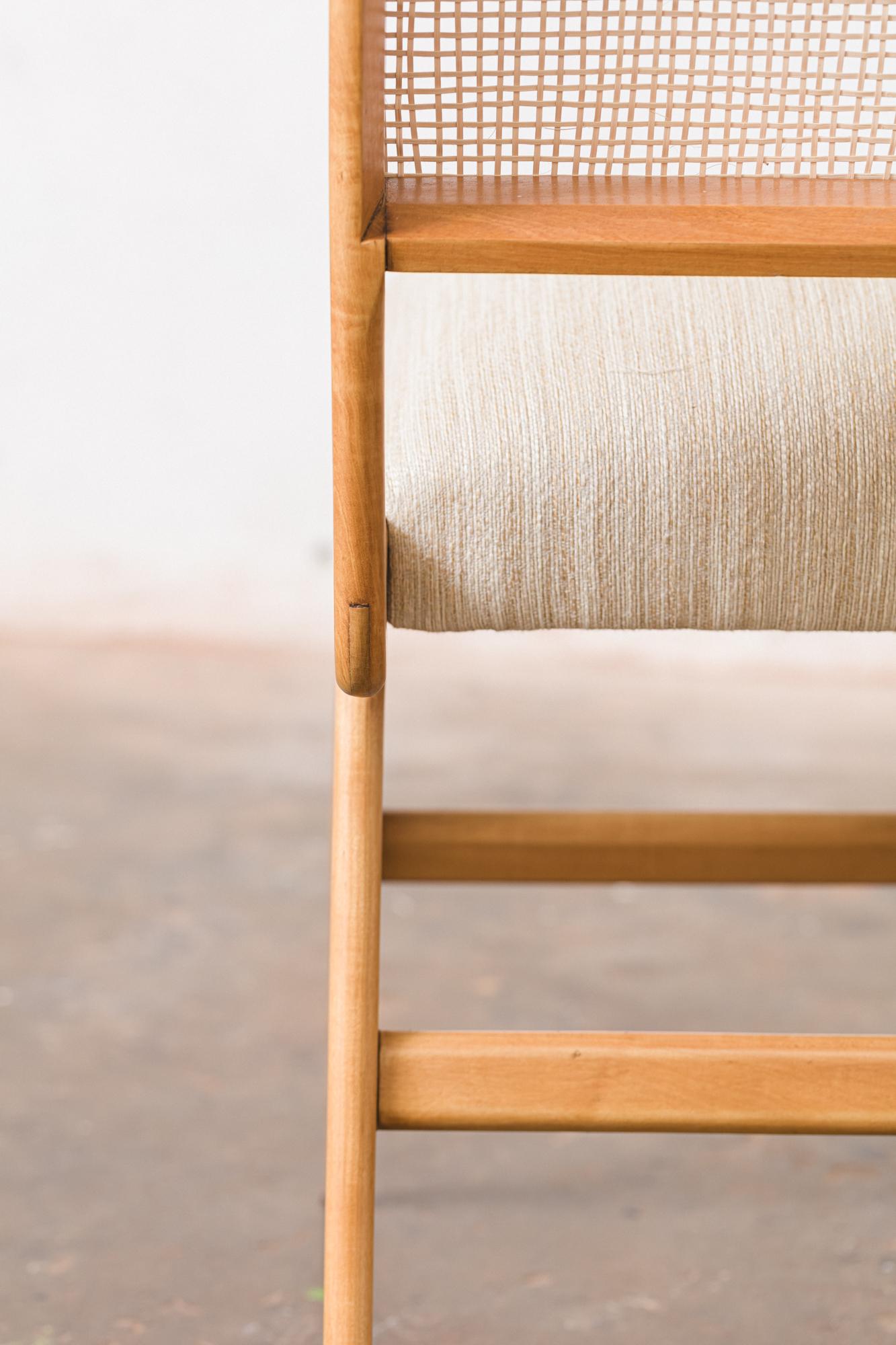 Cane Set of 8 Iconic Chairs by Martin Eisler For Sale