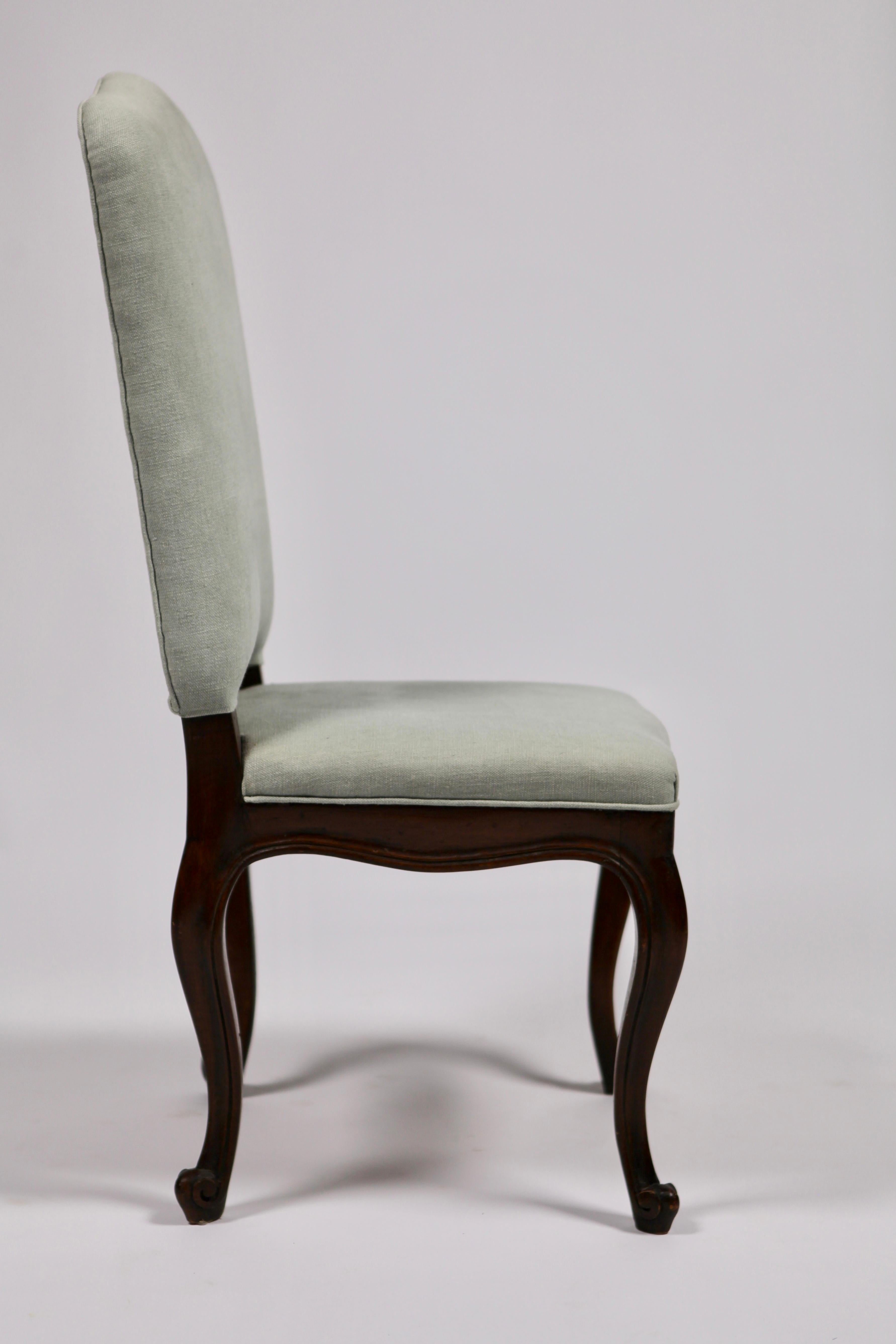 Set of 8 Italian Louis XV Style Dining Chairs, 19th Century 5