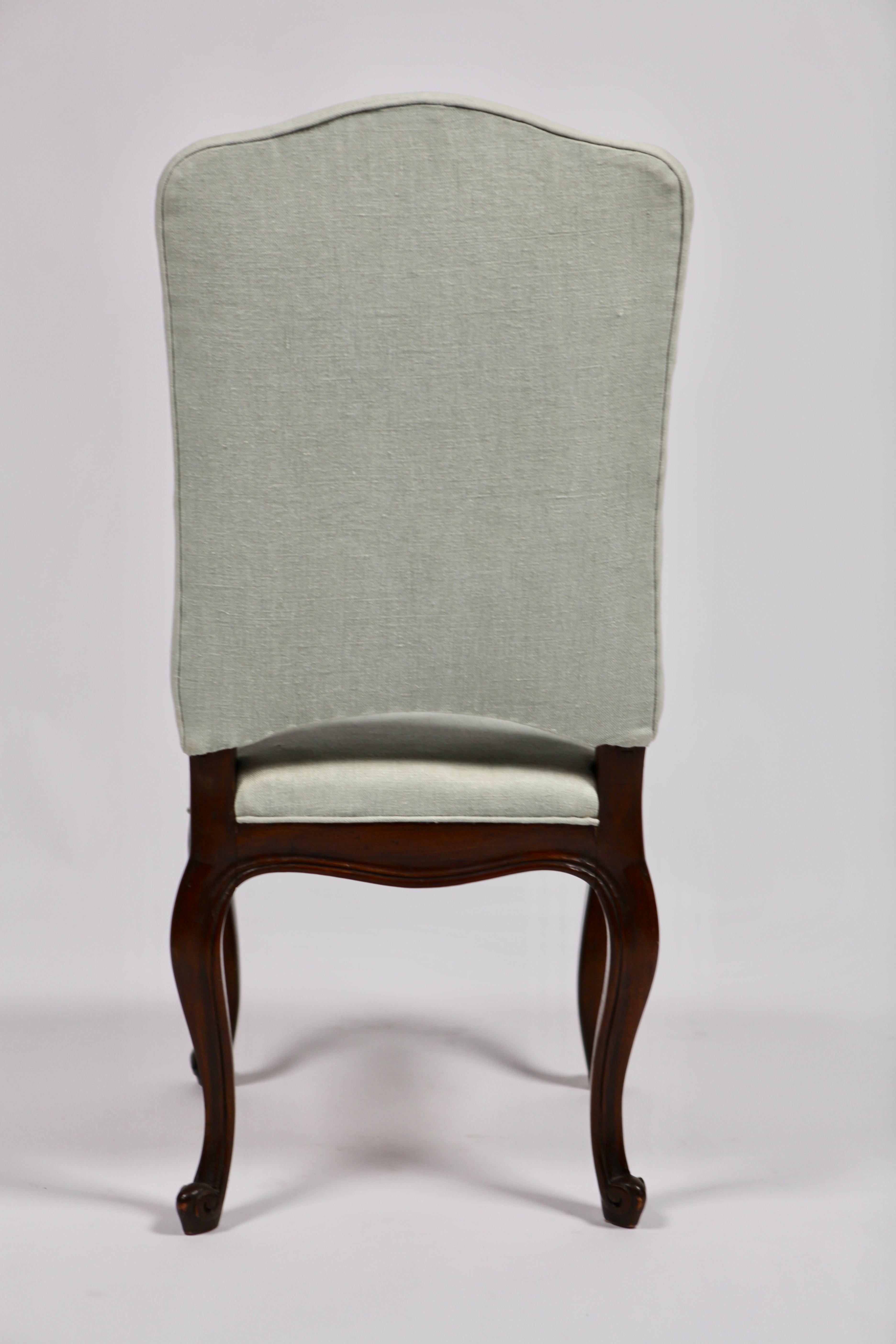 Set of 8 Italian Louis XV Style Dining Chairs, 19th Century 7