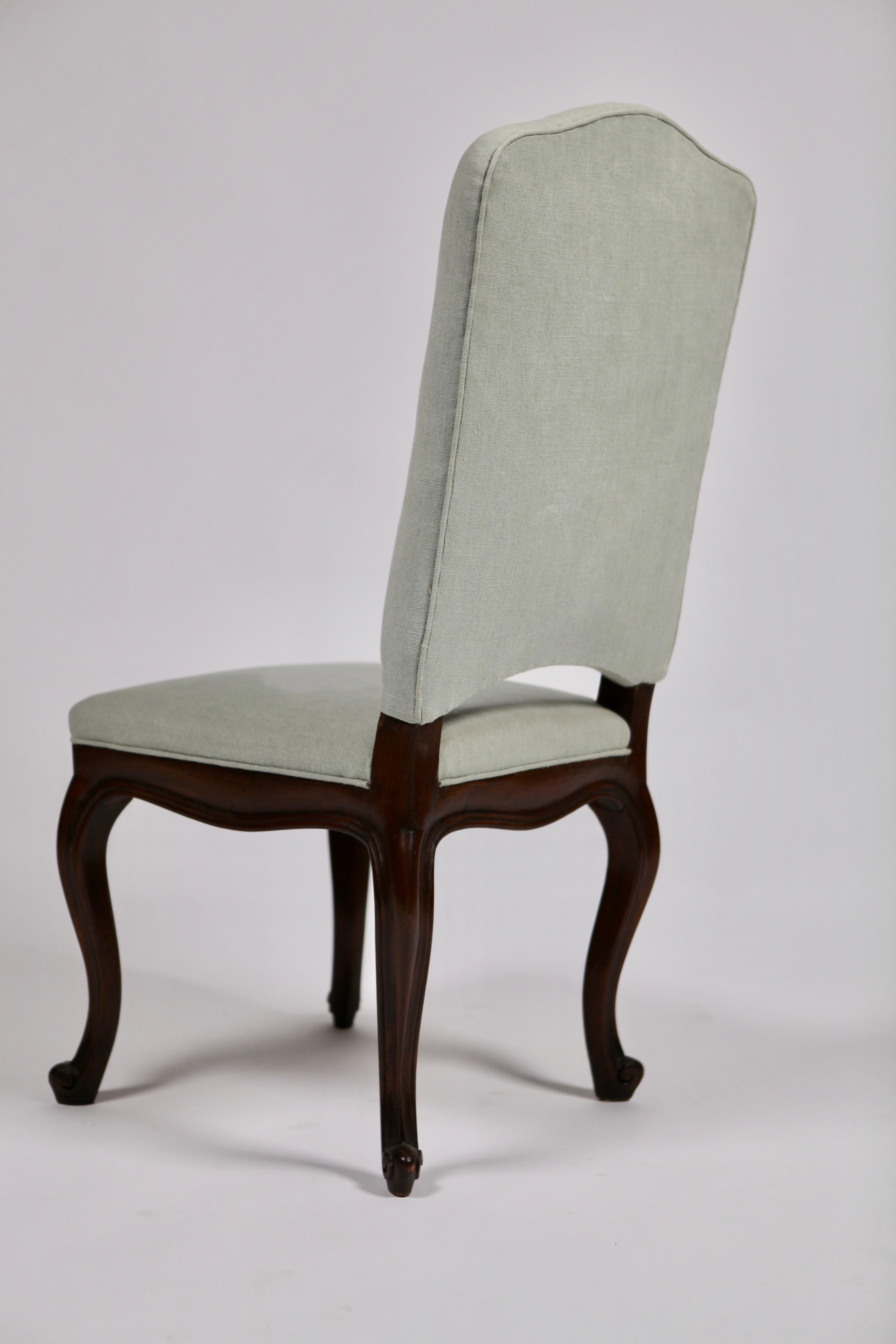 Set of 8 Italian Louis XV Style Dining Chairs, 19th Century 8