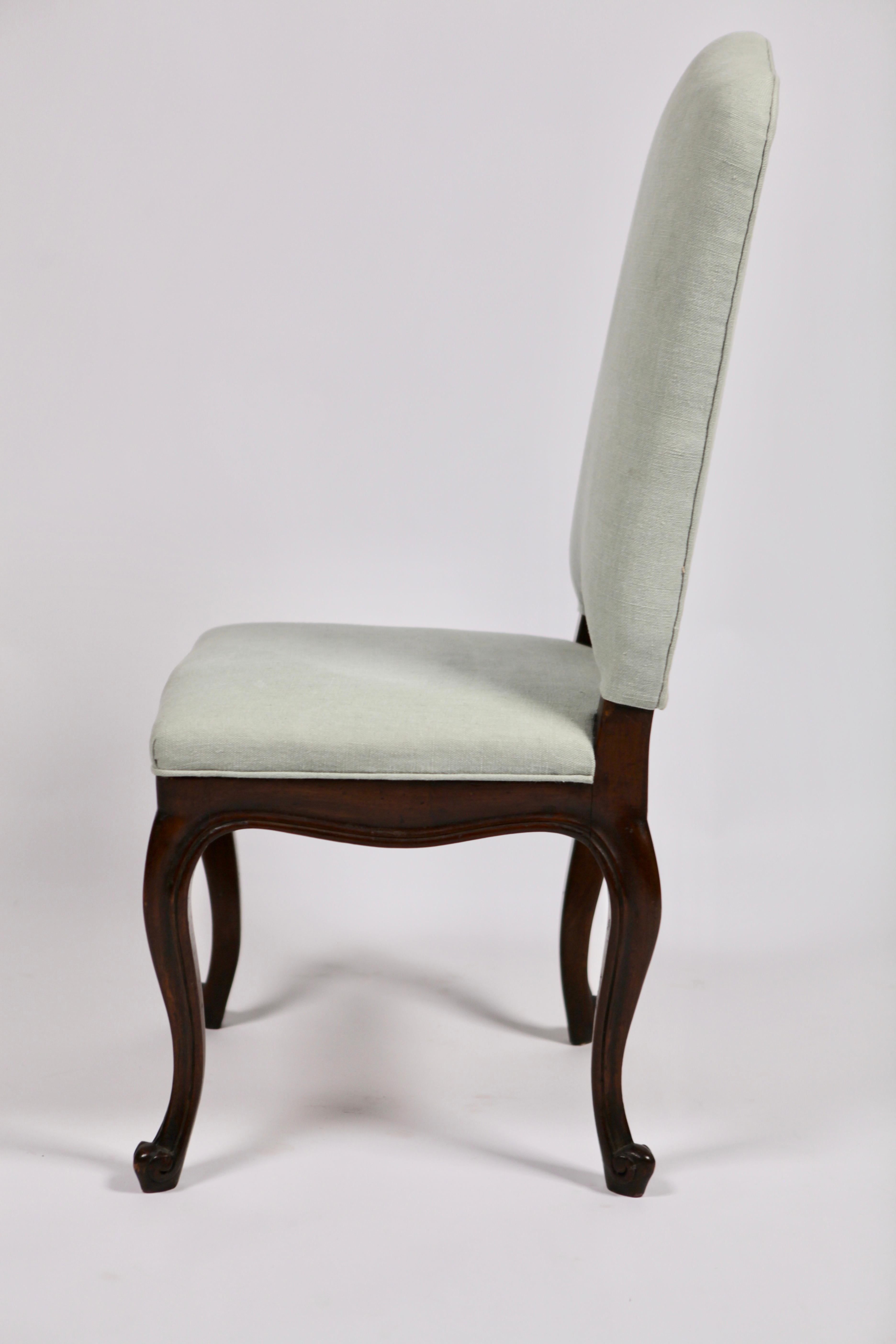 Set of 8 Italian Louis XV Style Dining Chairs, 19th Century 9