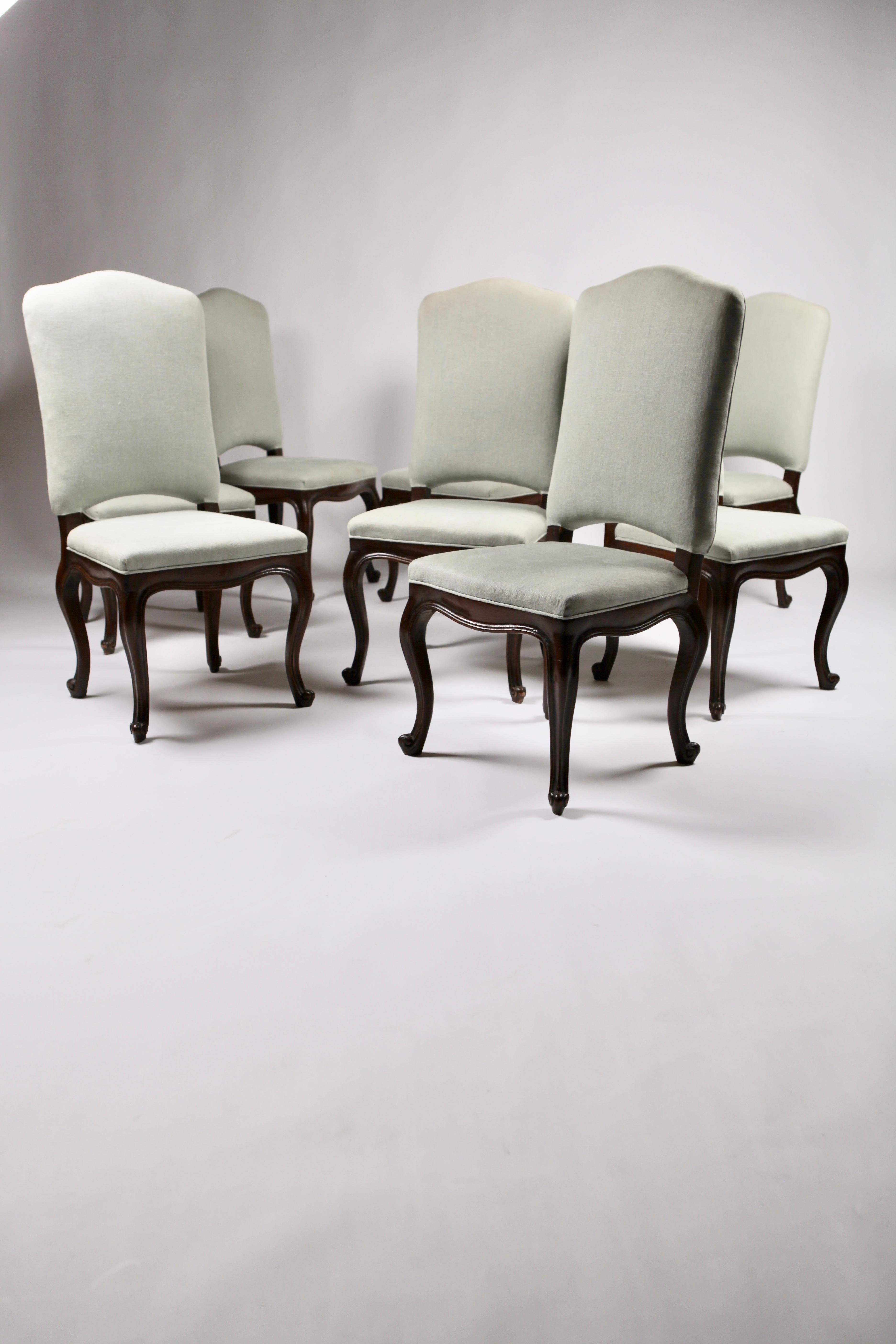 louis xv dining chairs