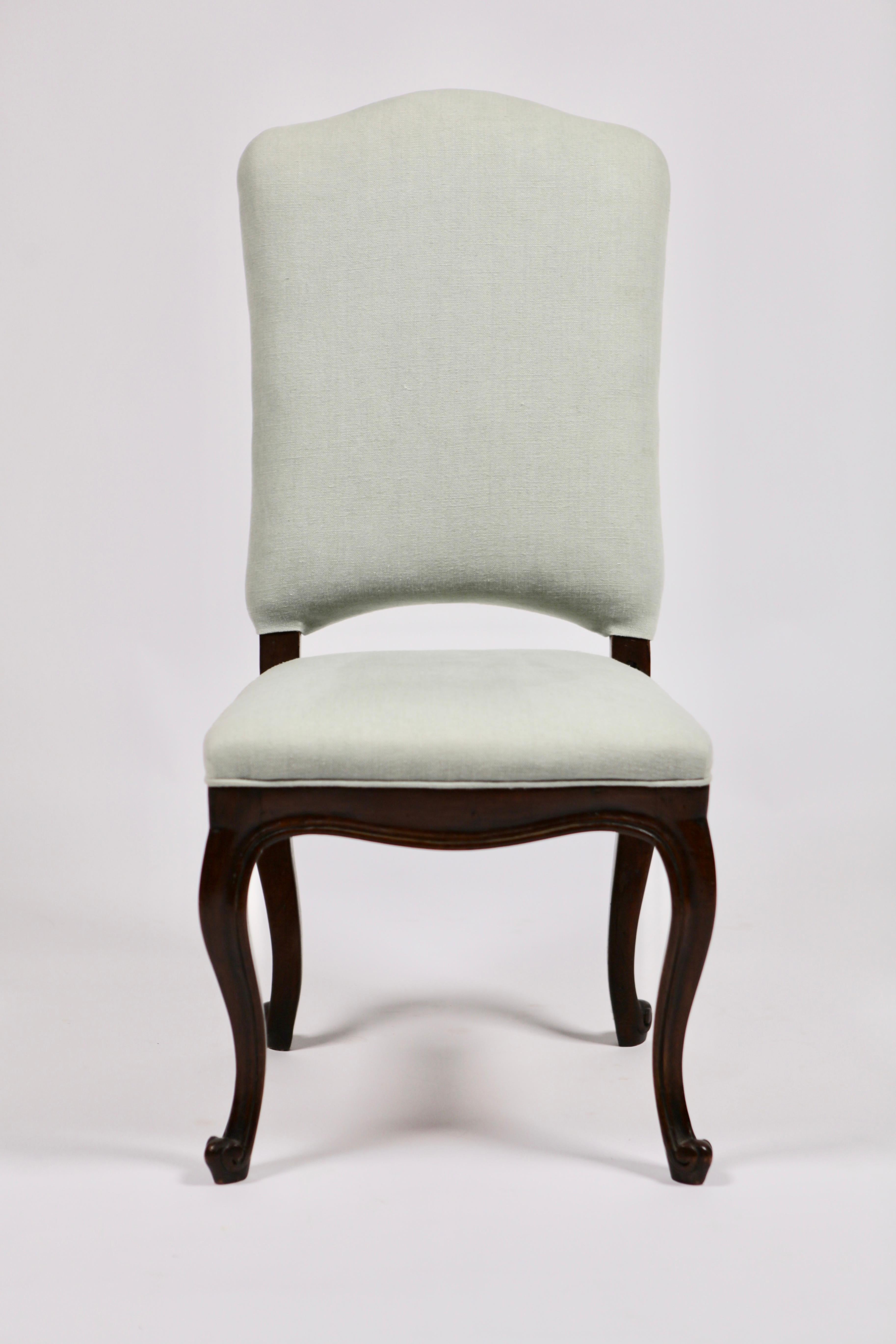 Set of 8 Italian Louis XV Style Dining Chairs, 19th Century 3