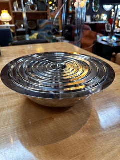 Set of 8 Italian Silver Decorative Bowls 1980s
