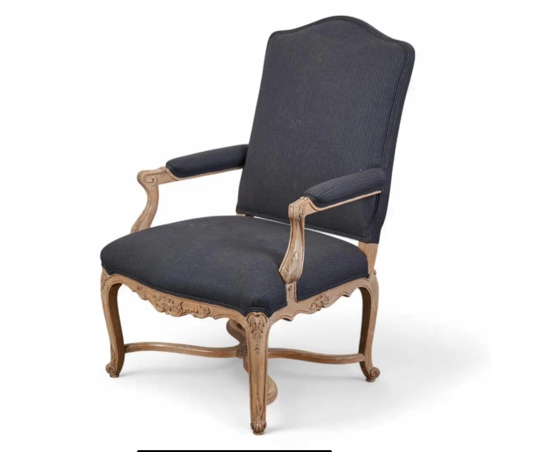 Set of 8 J. Robert Scott Regency Style Gray Flannel Fauteuil Dining Chairs im Zustand „Gut“ im Angebot in LOS ANGELES, CA