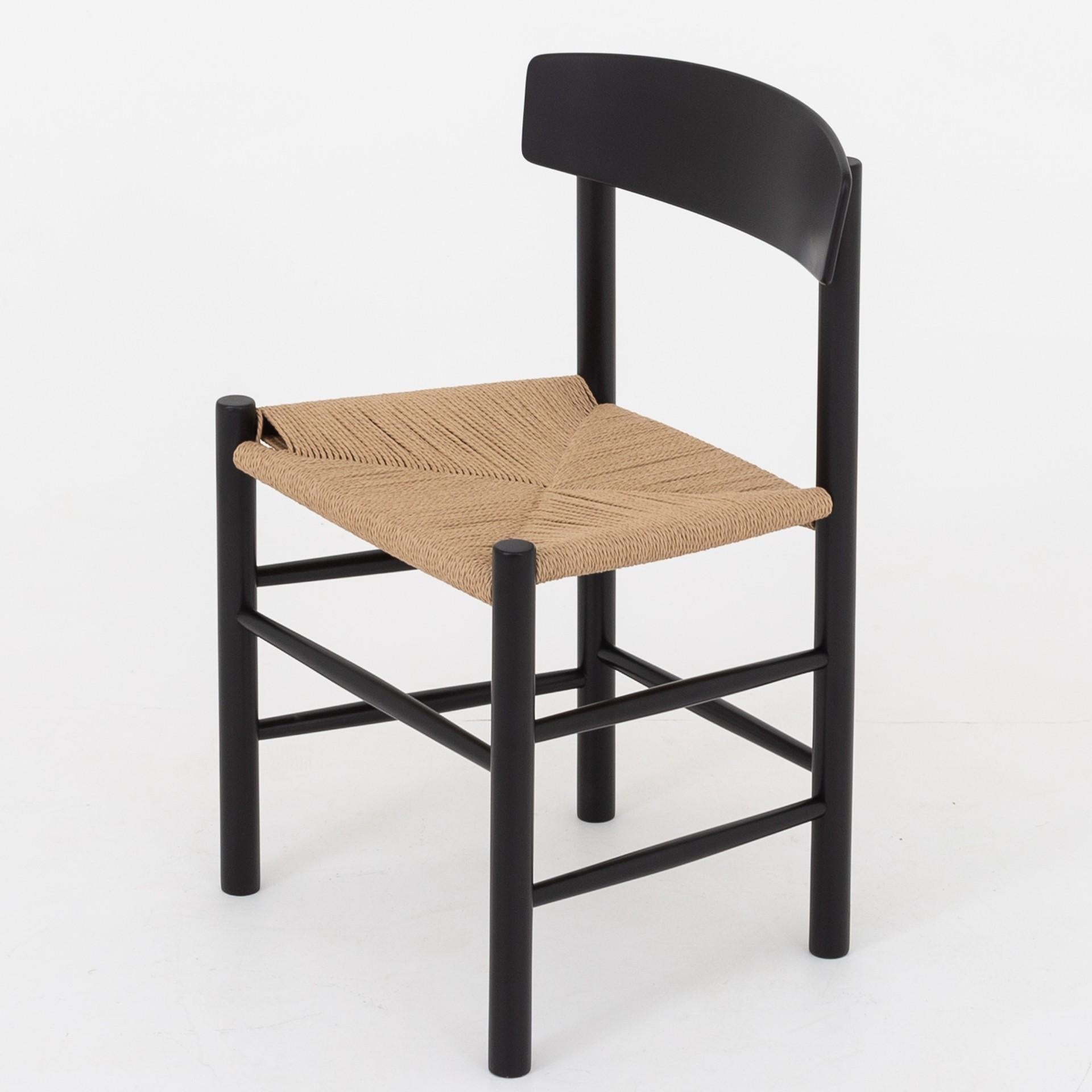 20th Century Set of 8 J39 Chair by Børge Mogensen
