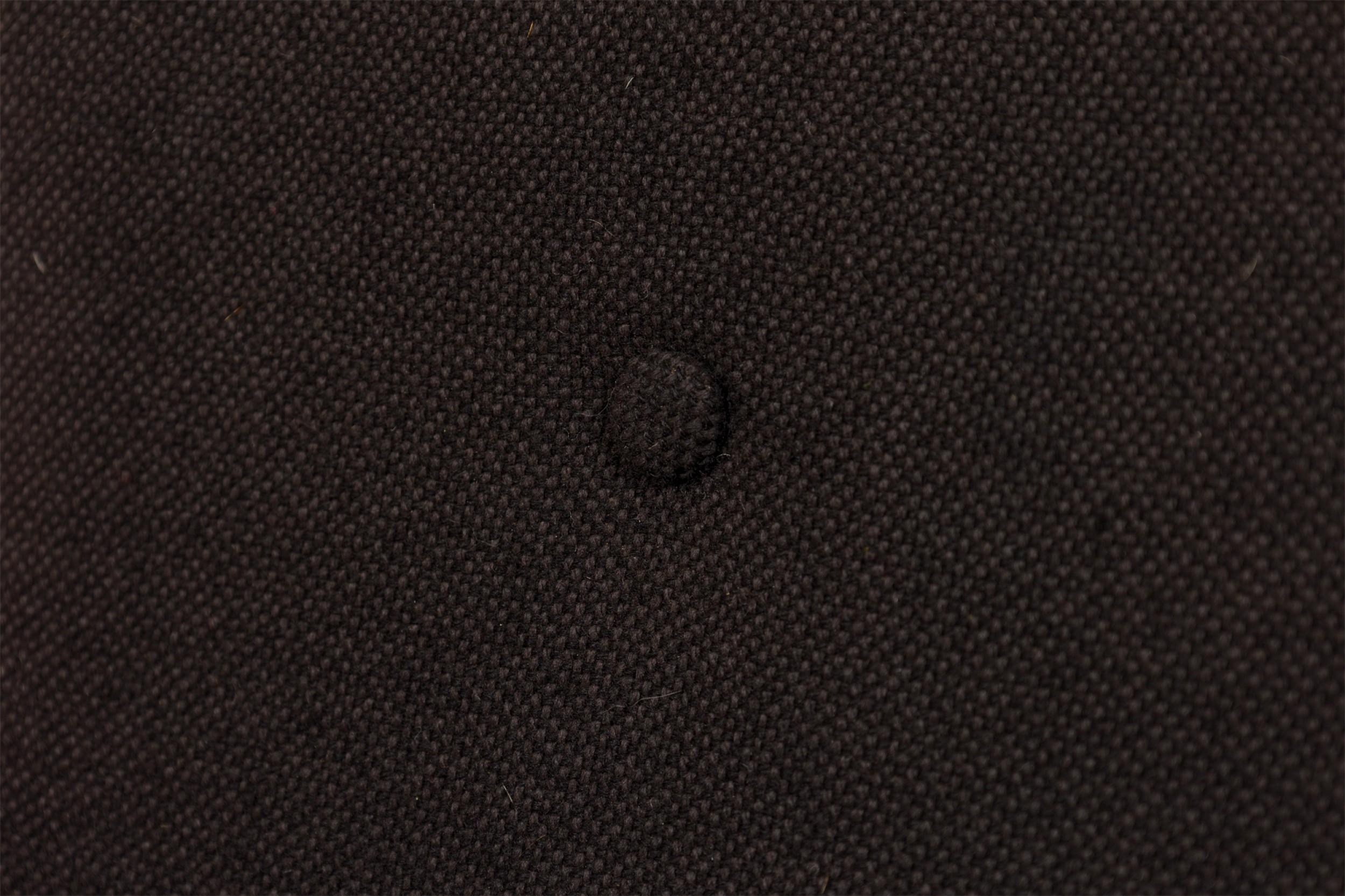 Set of 8 Jens Risom Danish Black Fabric Upholstered Teak 'Playboy' Armchairs For Sale 2