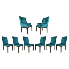Set of 8 John Widdicomb Mid-Century Modern Parsons Dining Chairs