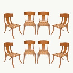Johnathan Sainsbury Set of 8 Egyptian Style Dining Chairs