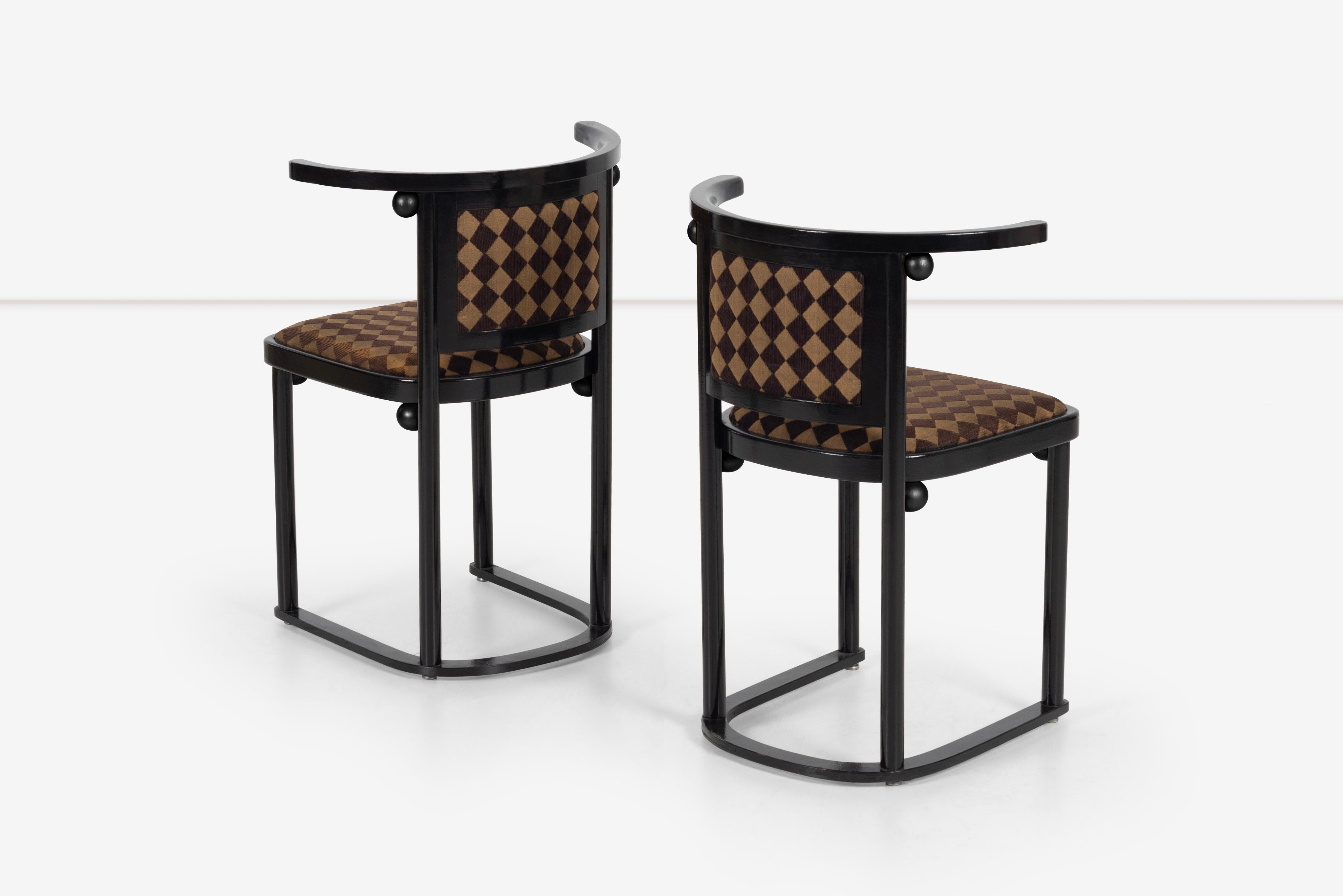 Bentwood Set of 8 Josef Hoffmann Fledermaus Dining Chairs