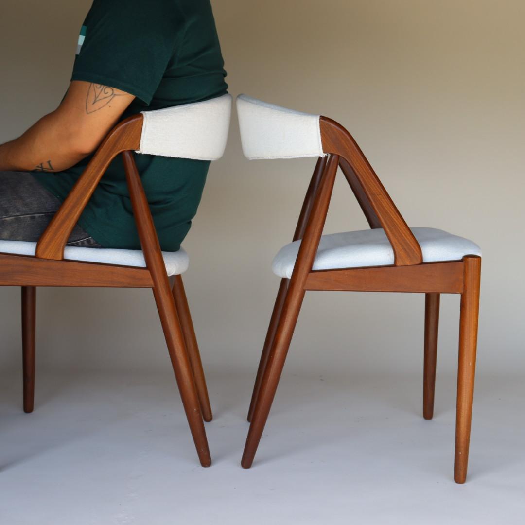 Set of 8 Kai Kristiansen Dining Chairs Model # 31 1