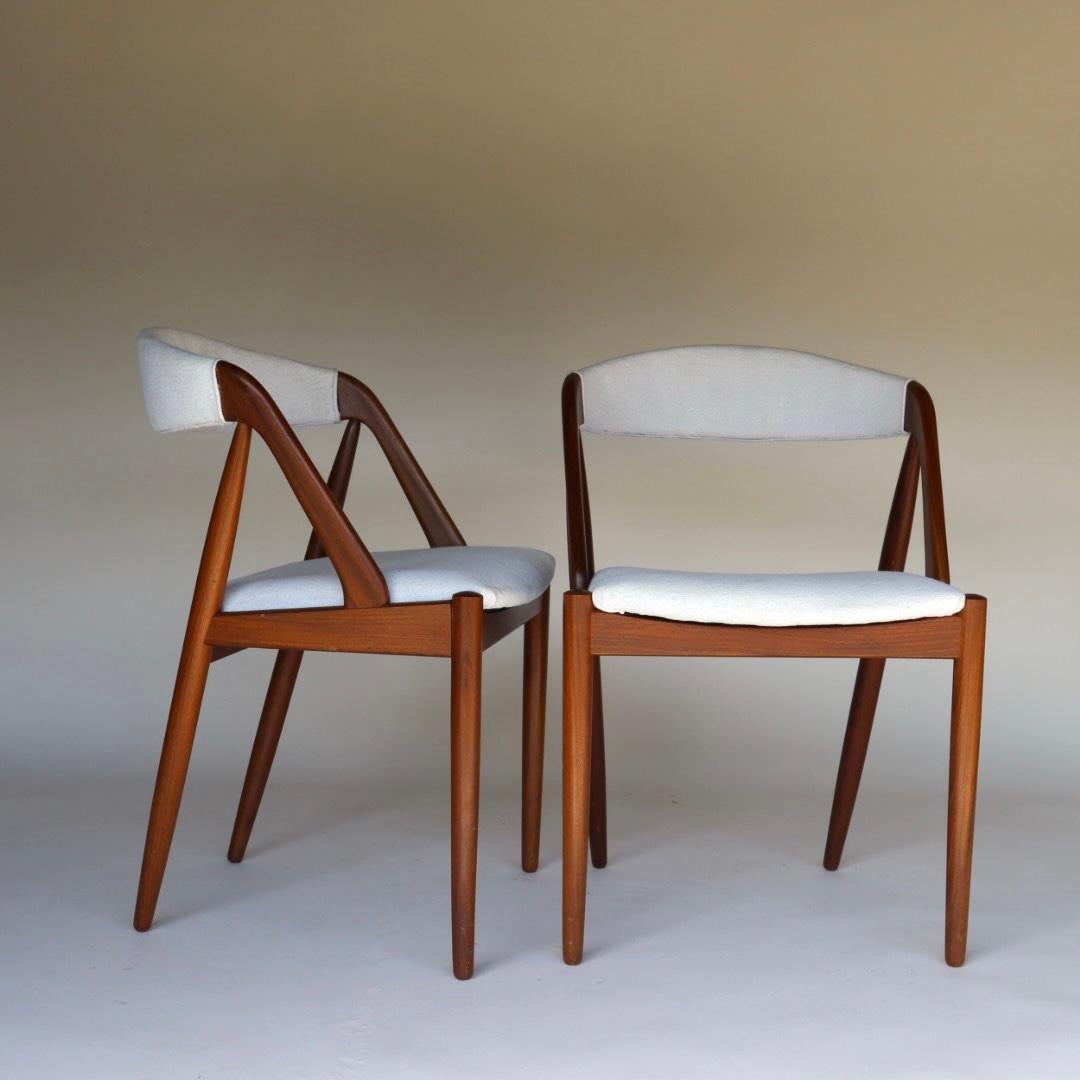 Set of 8 Kai Kristiansen Dining Chairs Model # 31 2