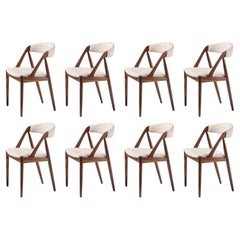 Set of 8 Kai Kristiansen Rosewood Model 31 Dining Chairs 1960s