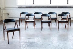 Set of 8 Kai Kristiansen Teak Dining Chairs Model 31 for Schou Andersen