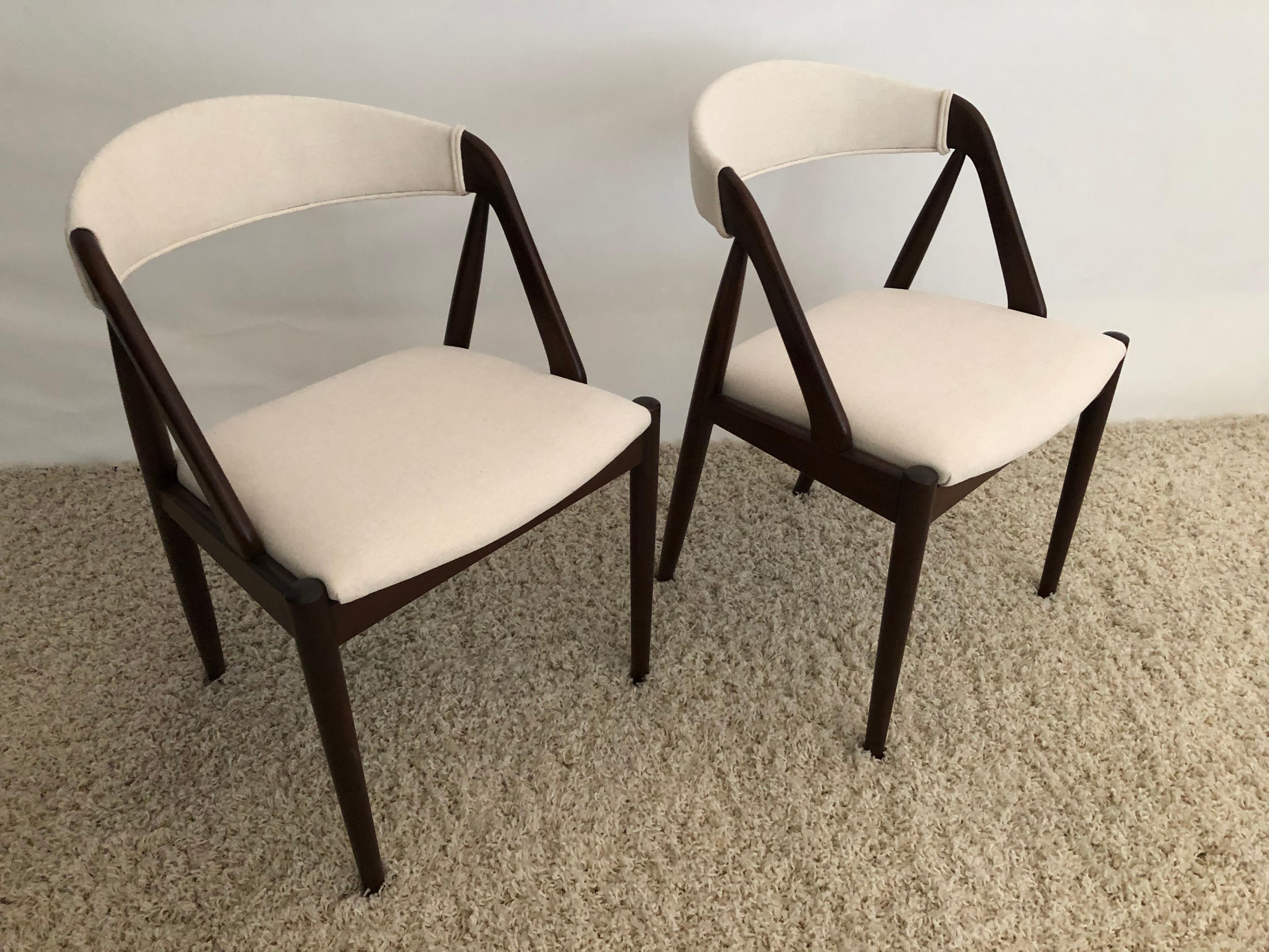 Set of 8 Kia Kristiansen Dining Chairs for Raymor Co 1