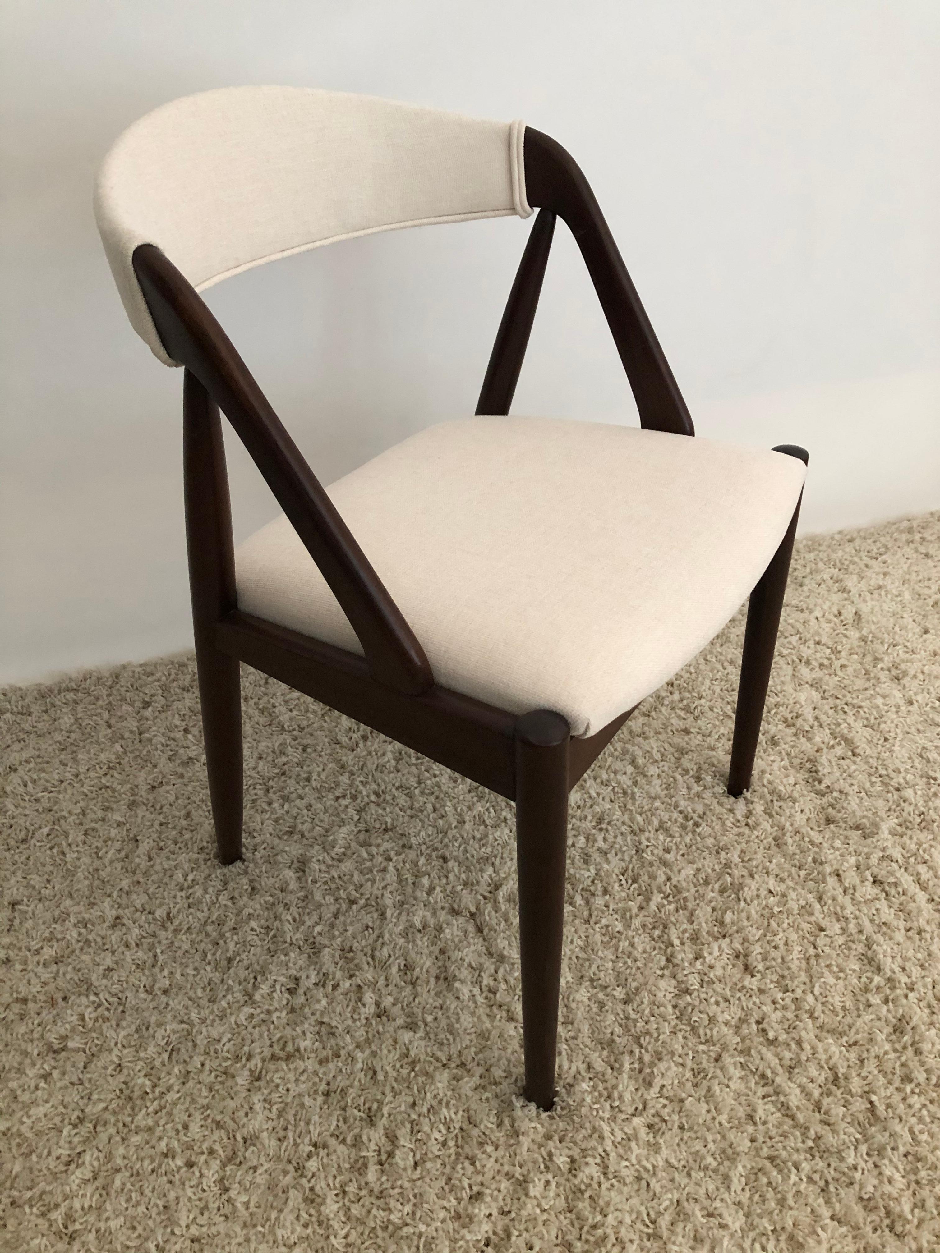 Set of 8 Kia Kristiansen Dining Chairs for Raymor Co 2