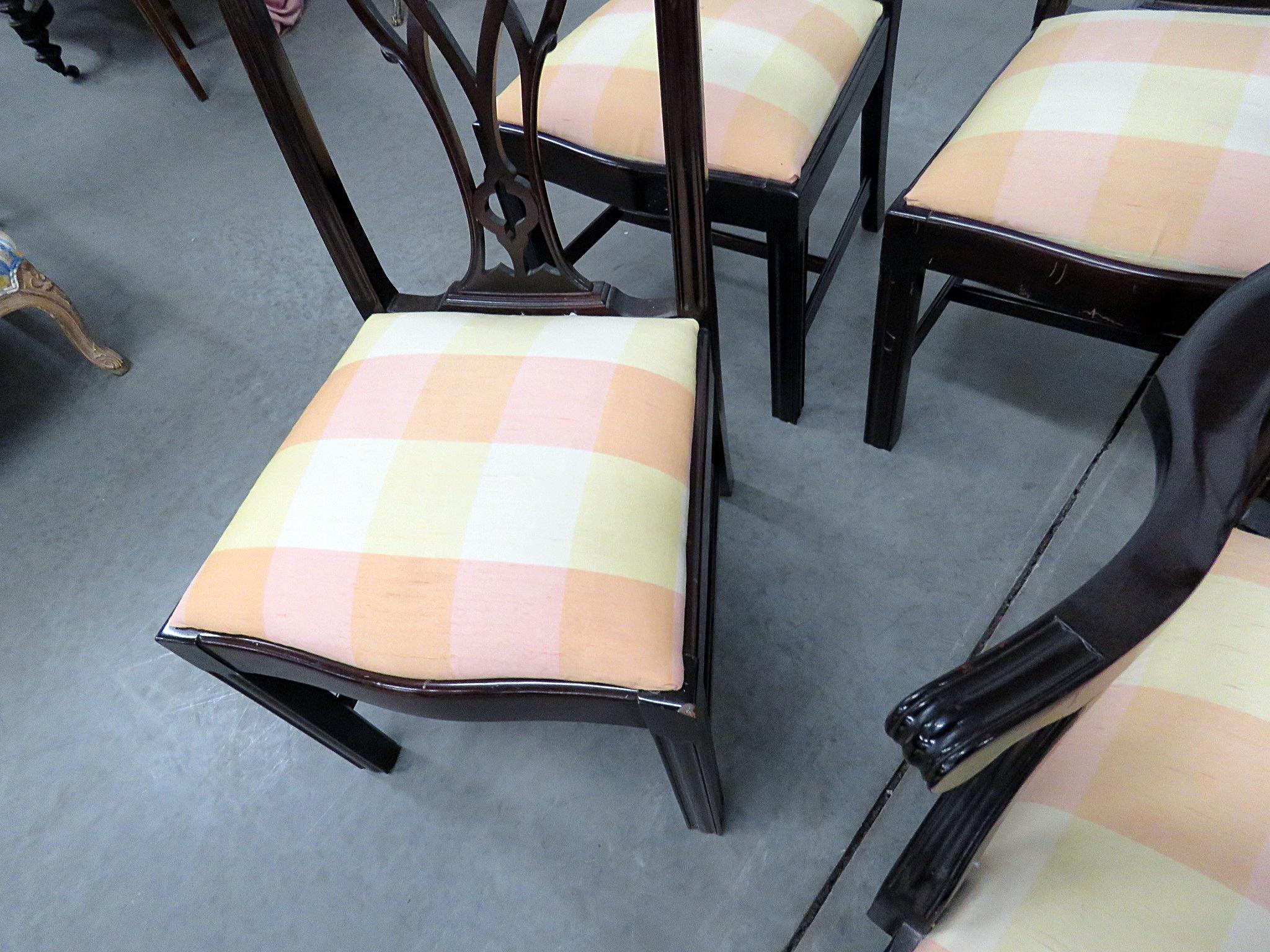 chippendale style dining room chairs