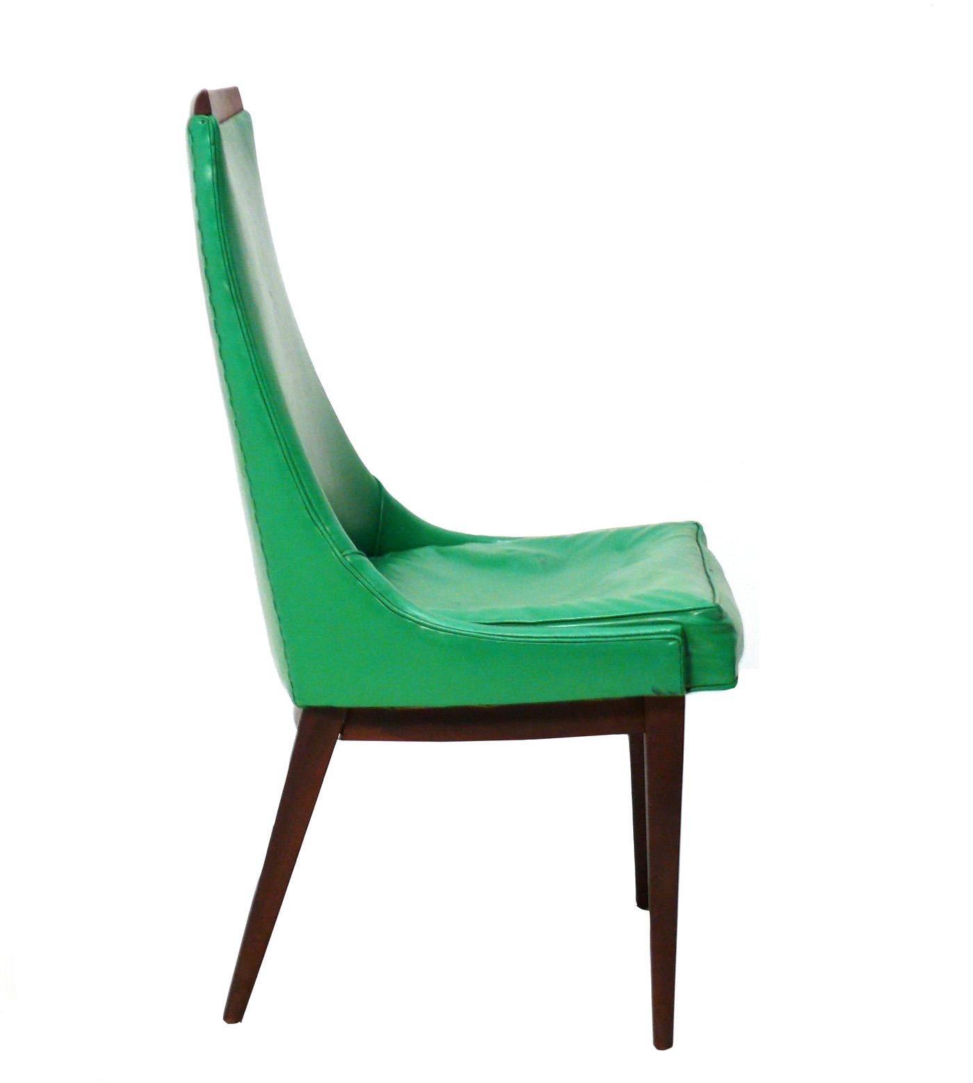 Set aus 8 Kipp Stewart-Esszimmerstühlen – neu lackiert und mit Ihrem Stoff bezogen  (Mitte des 20. Jahrhunderts) im Angebot