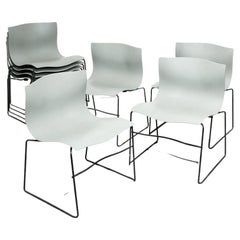 Retro Set of 8 Knoll Handkerchief Chairs by Massimo vignelli