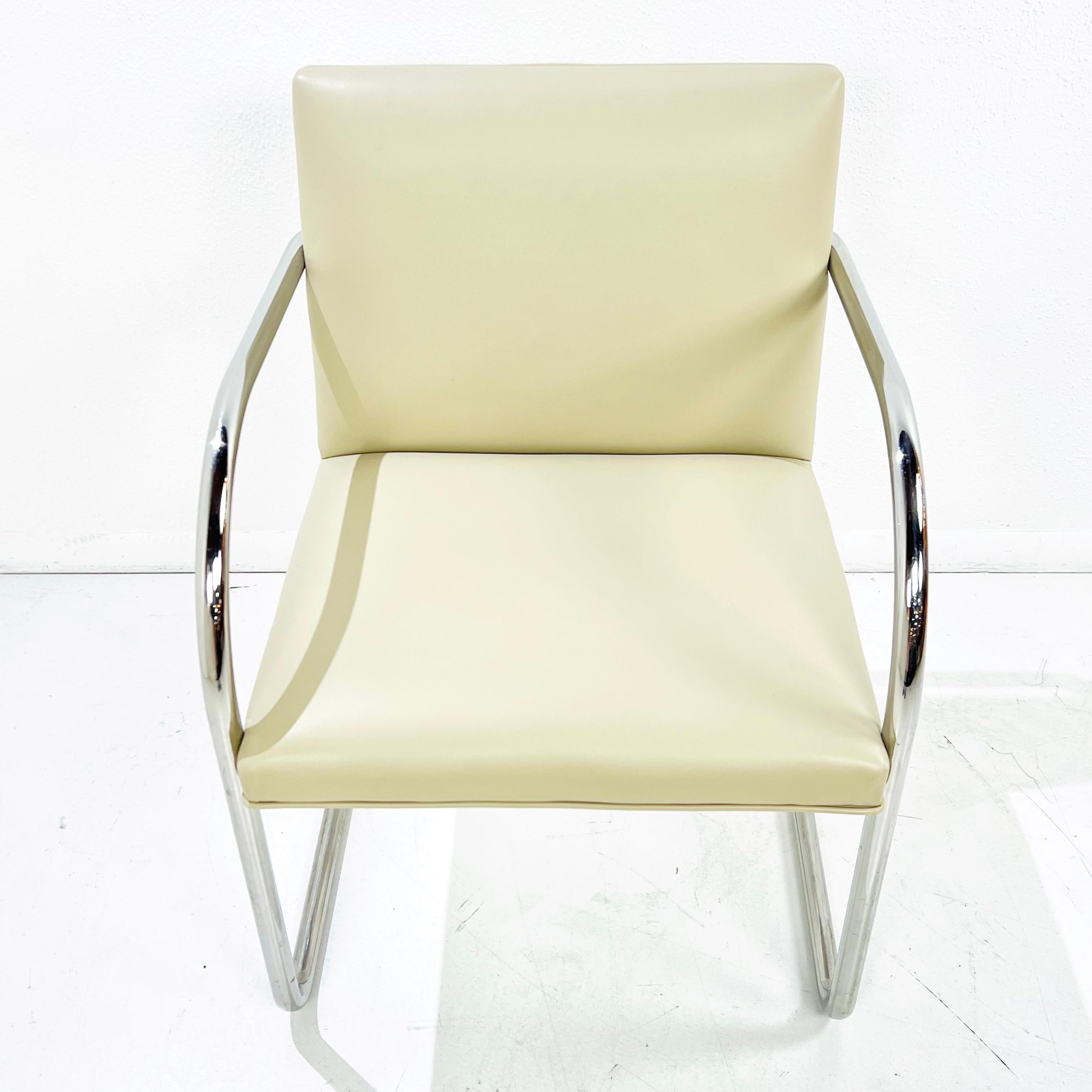 Set of 8 Knoll Tubular Brno Chairs For Sale 3