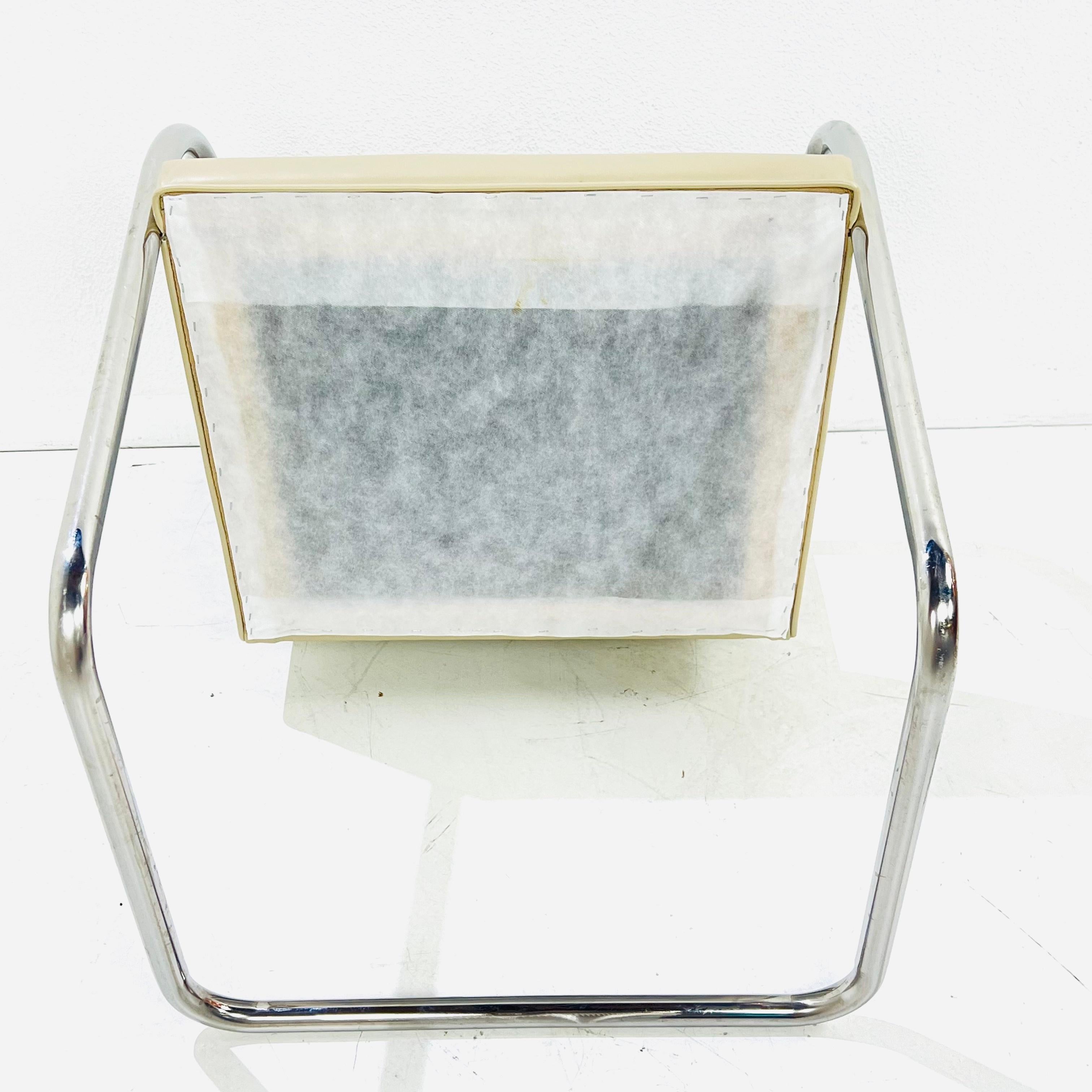 Set of 8 Knoll Tubular Brno Chairs For Sale 4