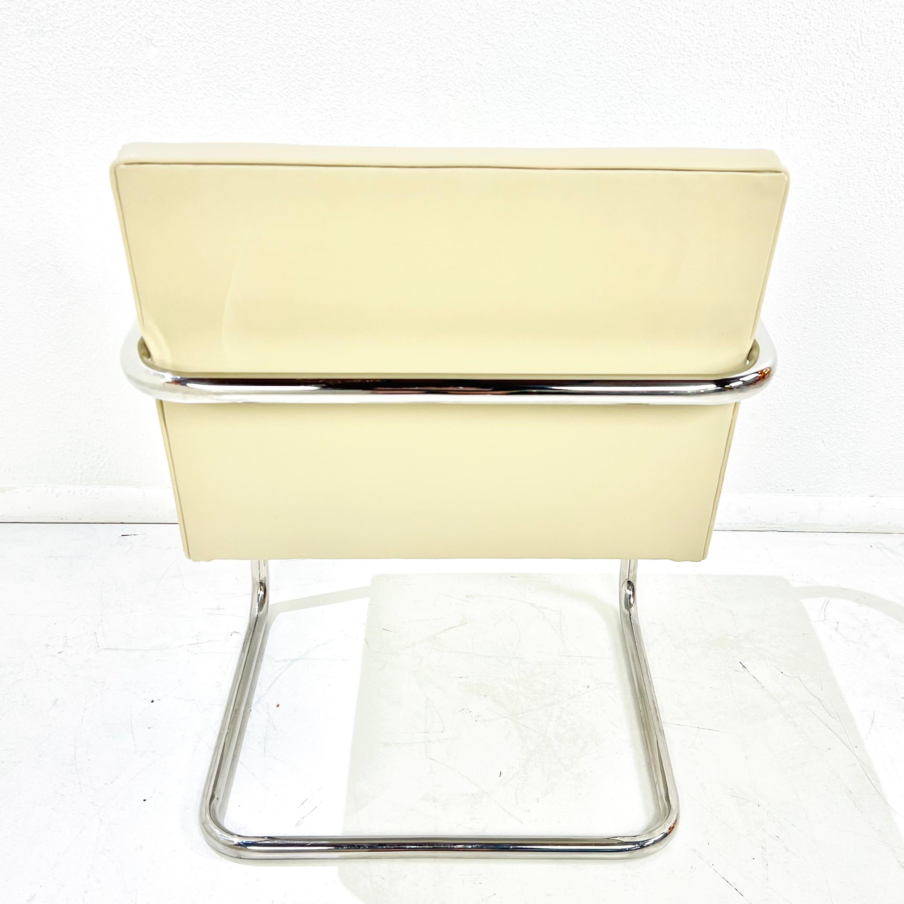 Set of 8 Knoll Tubular Brno Chairs For Sale 2