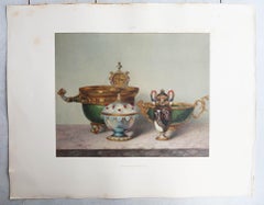 Set of 8 Large Antique Prints of European Renaissance Art Treasures. 1862