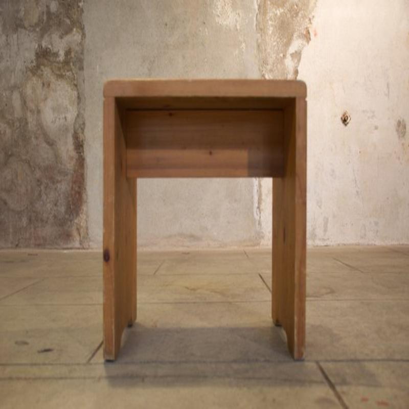 Set of 8 Les Arcs 1600 Stools by Charlotte Perriand, 1950s For Sale 8