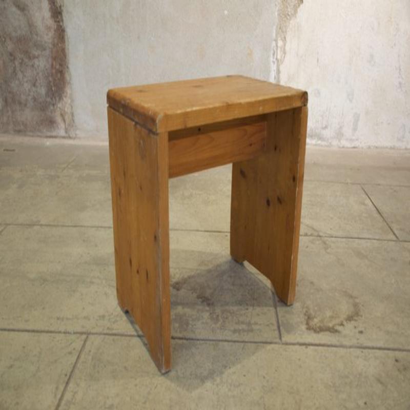 Set of 8 Les Arcs 1600 Stools by Charlotte Perriand, 1950s For Sale 13