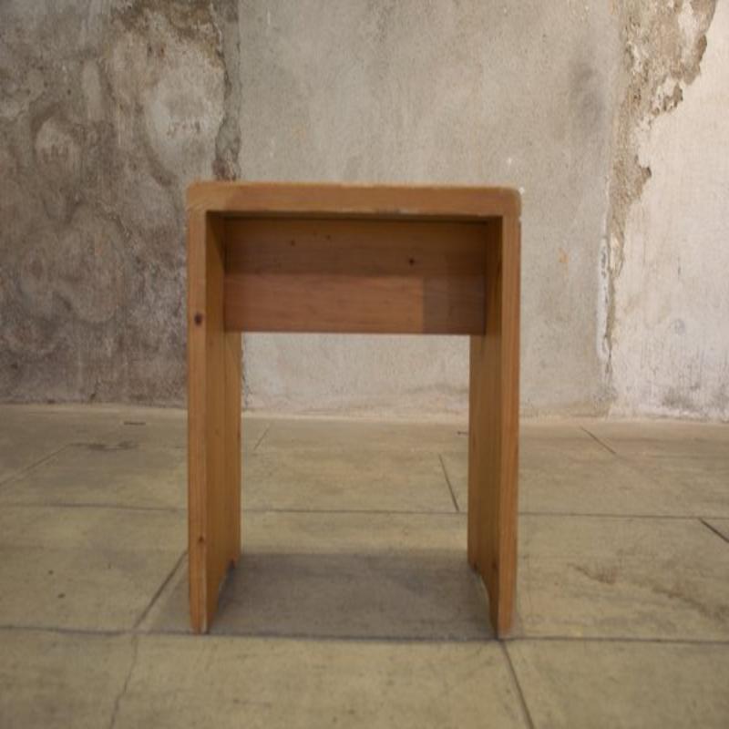 Set of 8 Les Arcs 1600 Stools by Charlotte Perriand, 1950s For Sale 1