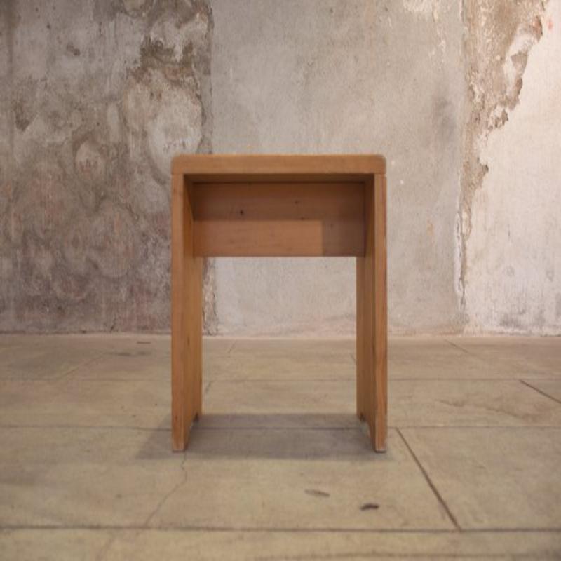 Set of 8 Les Arcs 1600 Stools by Charlotte Perriand, 1950s For Sale 3