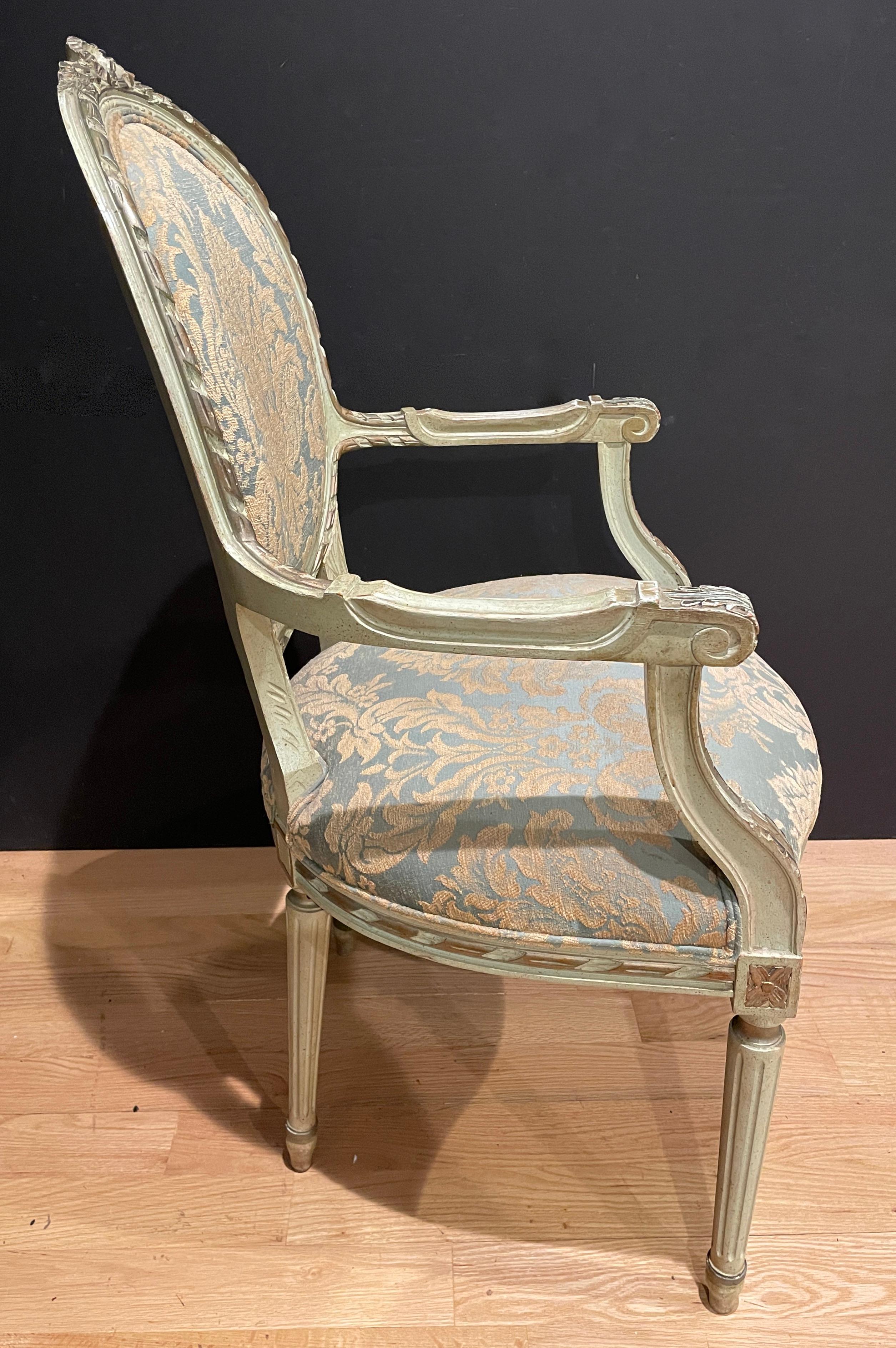 Set of 8 Louis XVI Dining Chairs 3