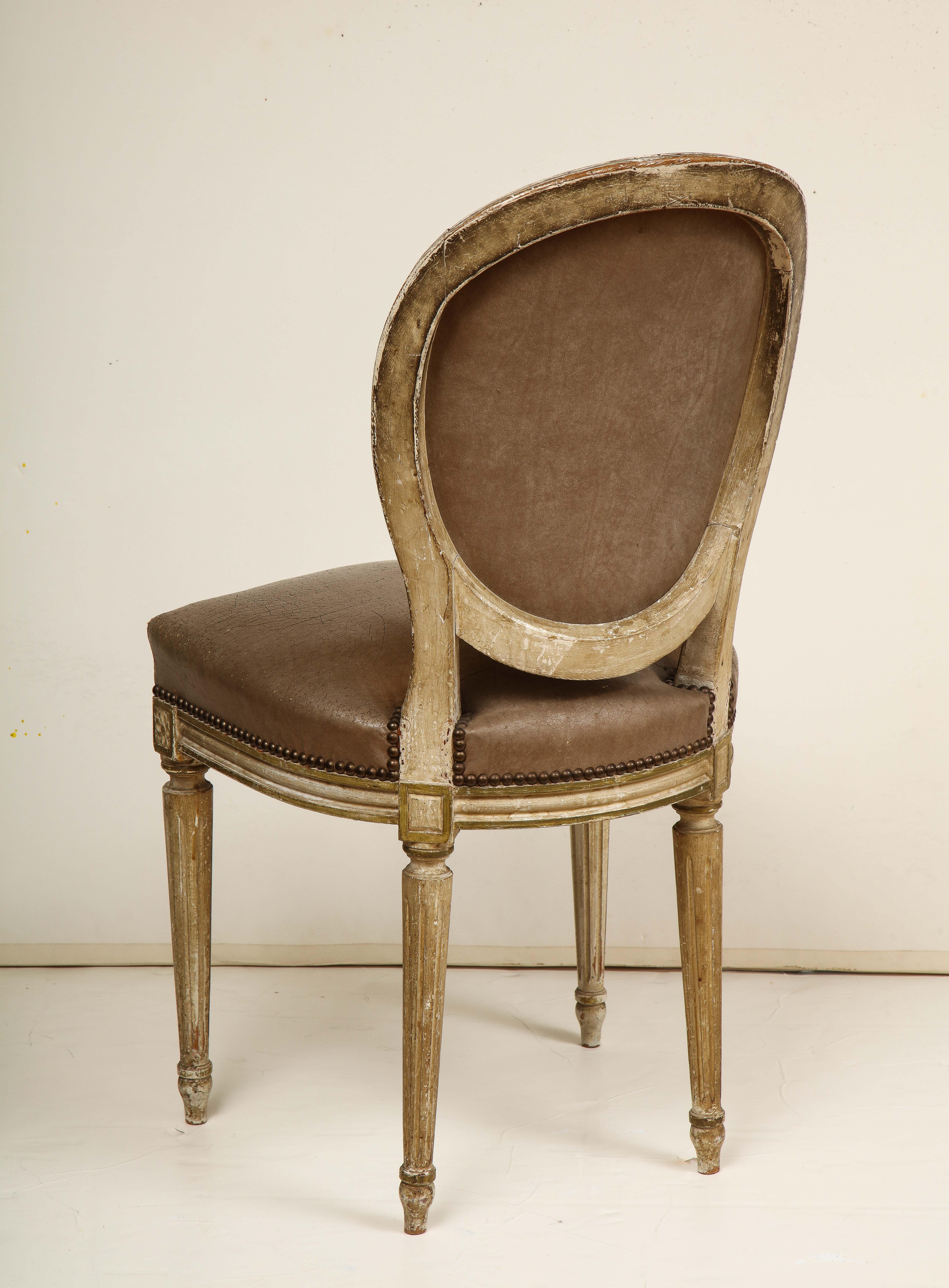 Set of 8 Louis XVI Style Dining Chairs 1