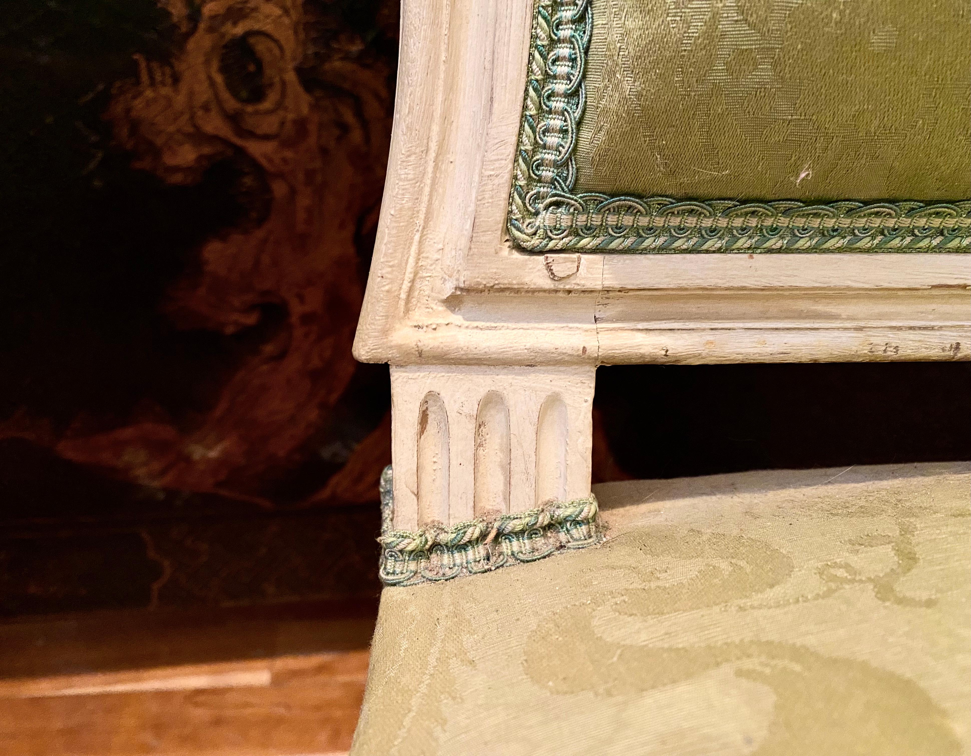 Set of 8 Louis XVI Style French Chairs 9