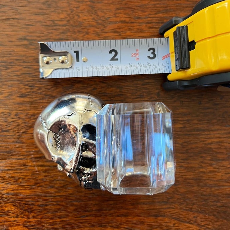 Set of Lucite and Molded Skull Head Napkin Rings at 1stDibs