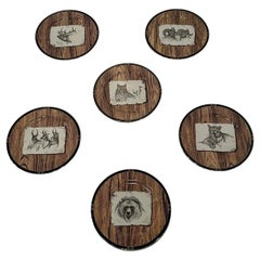 Set of 8 Lynn Chase Luncheon or Dessert Plates