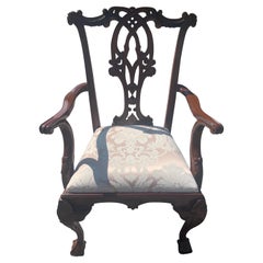 Set of 8 Mahogany Chippendale Dining Chairs