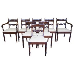 Set of 8 Mahogany Dining Chairs, 19th Century Antique Set of 8 Mahogany Dining Chairs, 19th Century