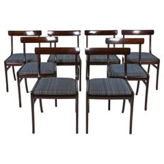 Set of '8' Mahogany "Rungstedlund" Dining Side Chairs by Ole Wanscher