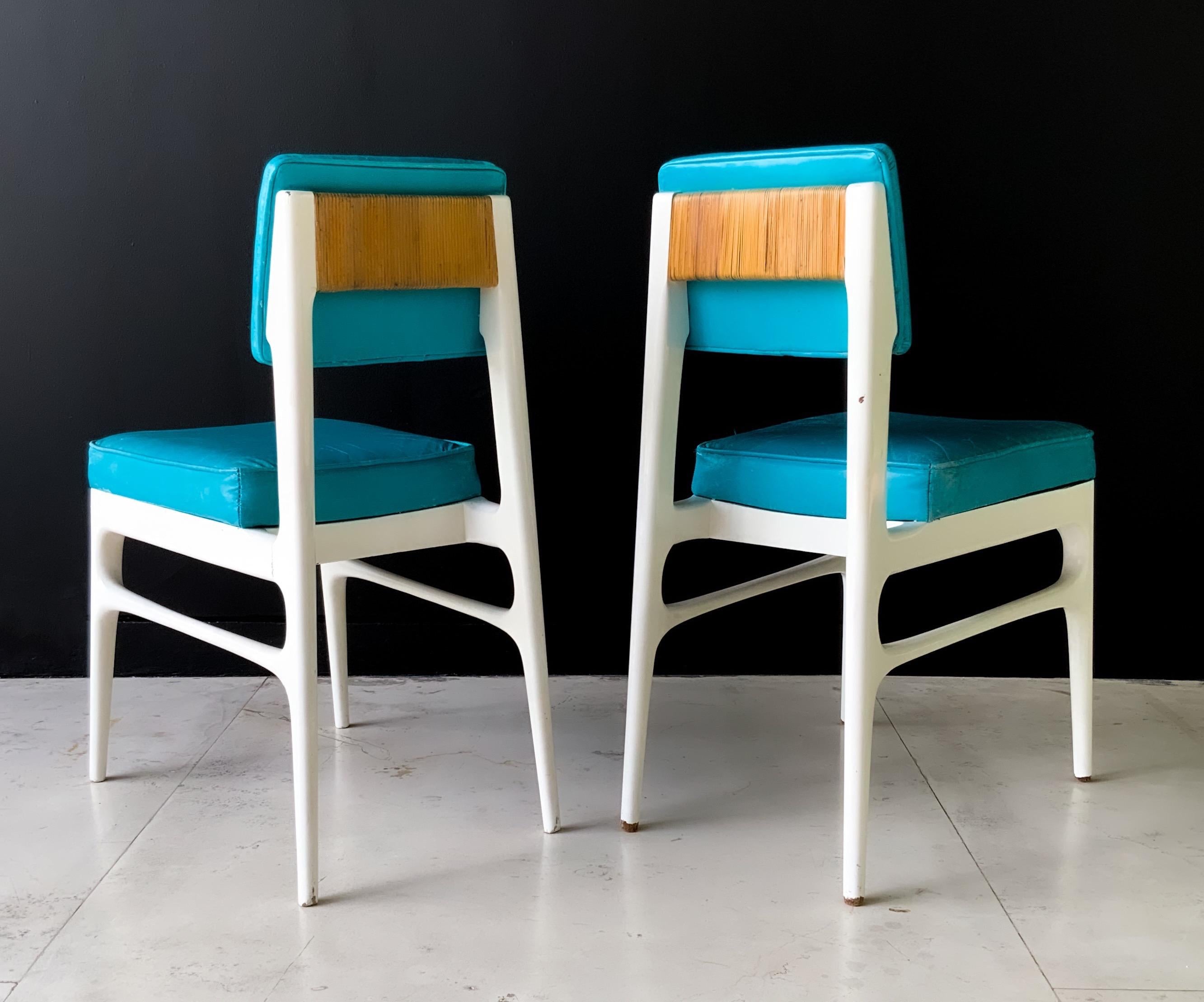 Mid century Mexican chairs in original condition.