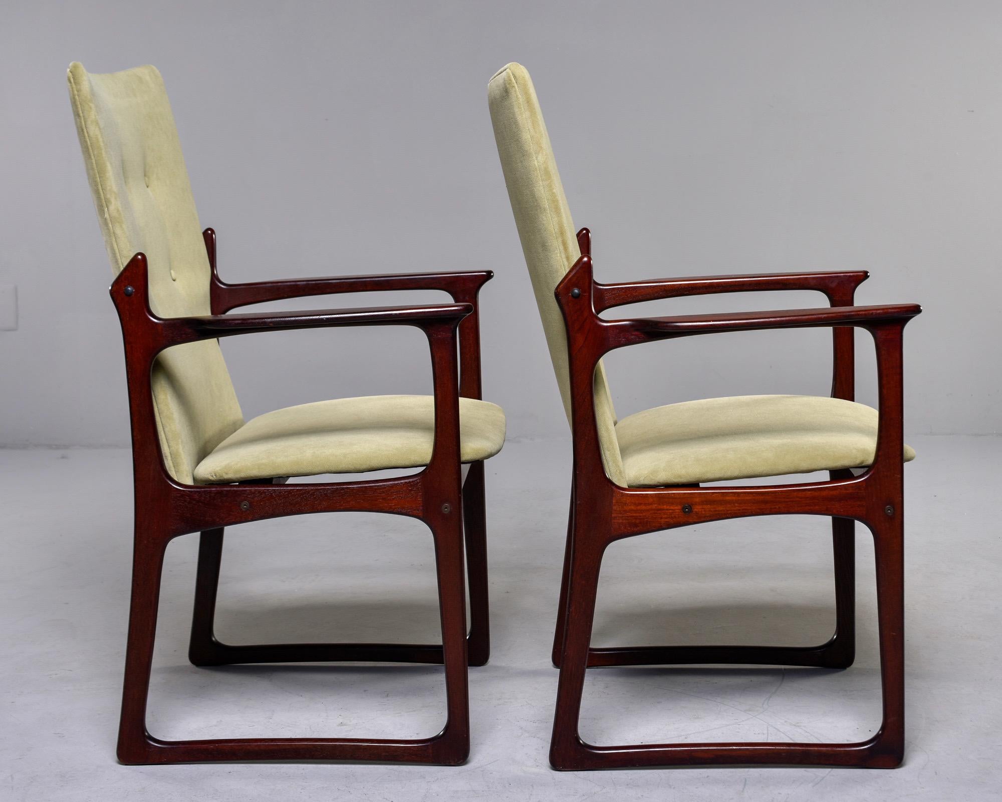 Set of 8 Mid Century Danish Rosewood Dining Chairs by Kurt Ostervig for Vamdrup 4