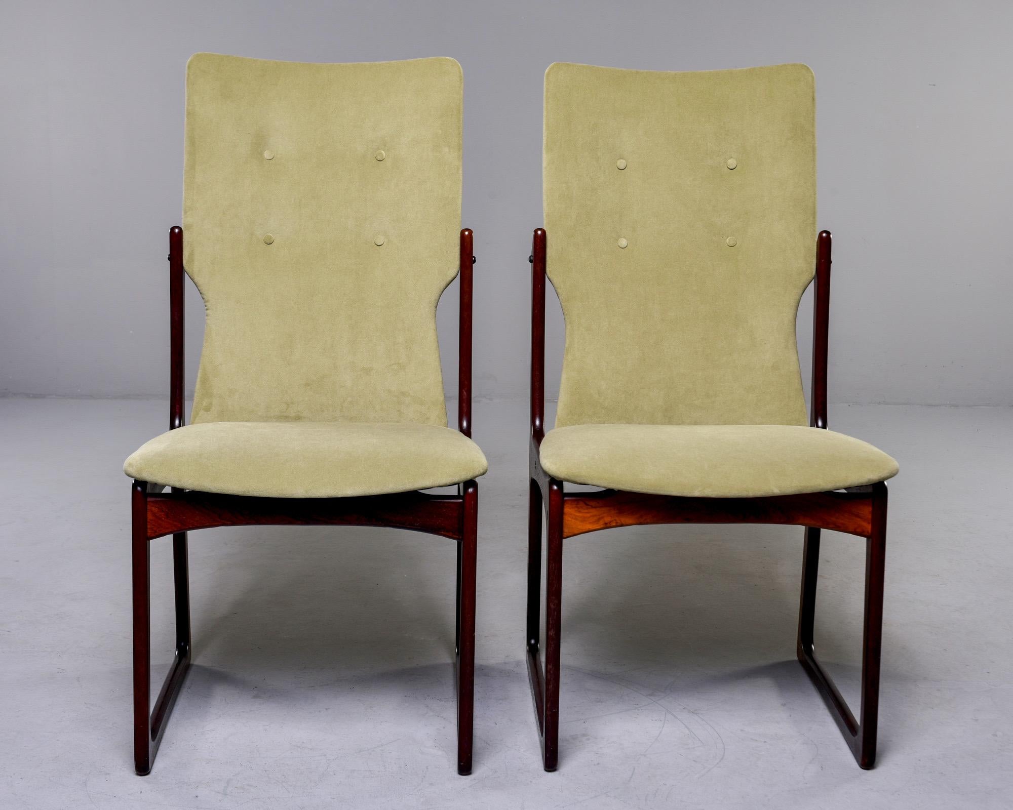 Set of 8 Mid Century Danish Rosewood Dining Chairs by Kurt Ostervig for Vamdrup 6