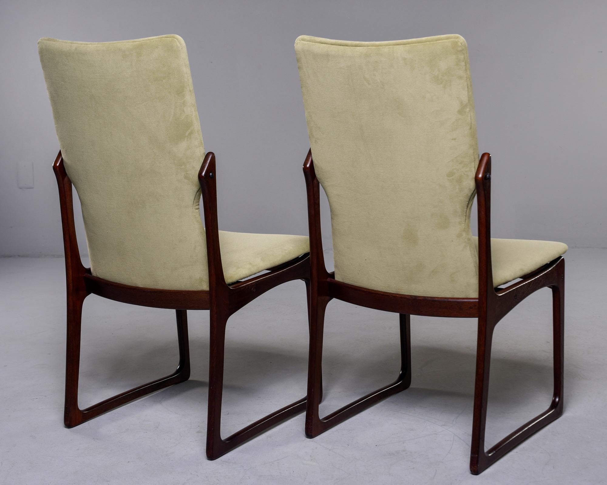 Set of 8 Mid Century Danish Rosewood Dining Chairs by Kurt Ostervig for Vamdrup 9