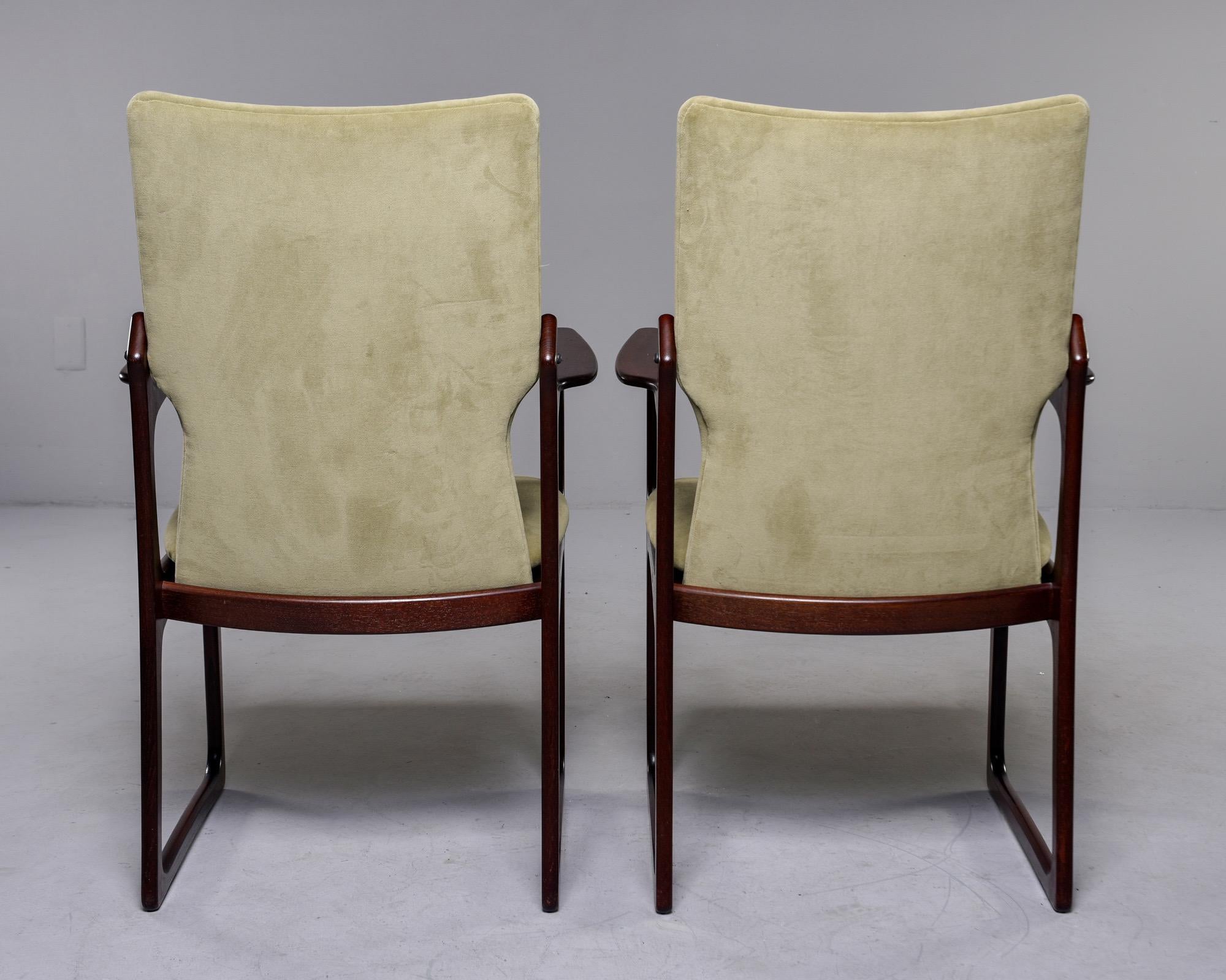 Set of 8 Mid Century Danish Rosewood Dining Chairs by Kurt Ostervig for Vamdrup 3