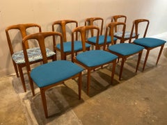Set of 8 Mid-Century Dining Chairs by Johannes Andersen for Uldum Møbelfabrik