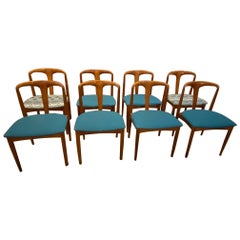 Set of 8 Mid-Century Dining Chairs by Johannes Andersen for Uldum Møbelfabrik