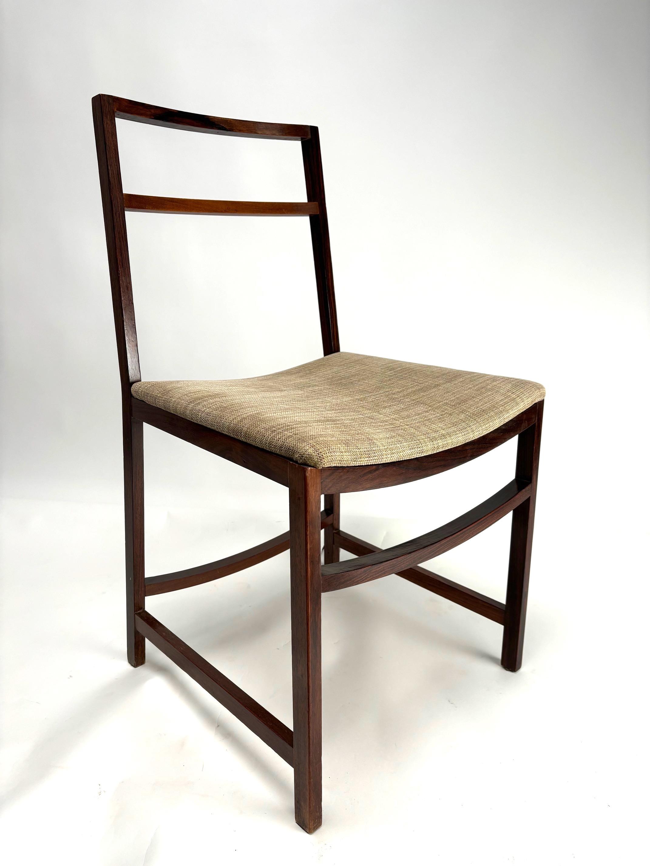 Conjunto de 8 sillas de comedor de Renato Venturi para MIM Roma, Italia, 1961 Italiano en venta