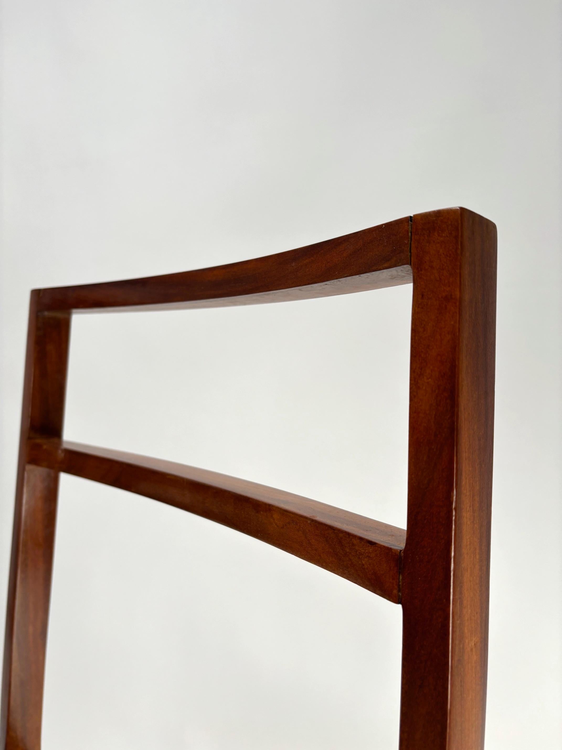 Conjunto de 8 sillas de comedor de Renato Venturi para MIM Roma, Italia, 1961 mediados del siglo XX en venta